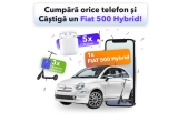 Castiga o mașina Fiat 500 Hybrid Dolcevita, 3 trotinete electrice e-twow Booster ES și 5 perechi de caști Apple AirPods 2
