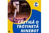 Castiga una dintre cele mai futuriste trotinete din piata, un Ninebot KickScooter Air T15