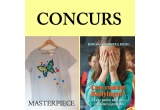 Castiga un tricou din bumbac pictat manual și cartea ,,Cum combat bullyingul?"