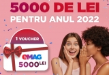 Castiga un voucher eMAG in valoare de 5.000 lei