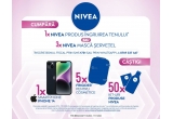 Castiga un iPhone 14 , un mini frigider Meloni sau pachete cu produse Nivea