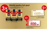 Castiga vouchere Auchan de 1.000 lei fiecare sau un pachet de cafea Dallmayr Prodromo saptamanal timp de un an de zile