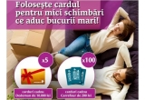 Castiga vouchere Dedeman in valoare de 10.000 lei fiecare sau vouchere Carrefour de 200 lei
