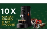 Castiga unul dintre cele 10 espressoare Philips Senseo