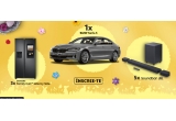 Castiga o mașina BMW Seria 5, frigidere Side by Side Samsung sau sisteme soundbar JBL