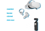 Castiga ochelari VR META Oculus Quest 2 sau camere video sport DJI Osmo Pocket 2