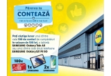 Castiga lunar vouchere de cumparaturi Lidl de 100 lei sau tablete Samsung Galaxy Tab A8