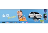 Castiga o mașina Fiat 500 Cult Bianco, un iPhone 14 sau 1000 lei