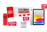 Castiga o vacanta la Barcelona, tablete iPad 10 sau casti Apple AirPods Pro