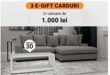 Castiga unul dintre cele 3 e-Gift Carduri in valoare de 1.000 lei