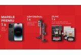 Castiga un iPhone 14 Pro Max, aspiratoare verticale Samsung sau pachete cu hrana Purina
