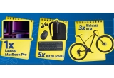 Castiga un Apple MacBook Pro 14, un kit de scoala sau o bicicleta KTM Chicago 292