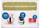 Castiga un robot de bucatarie KitchenAid Artisan, friteuze cu aer cald Tefal sau un voucher Lidl de 300 Lei