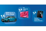 Castiga o mașina BMW 218i Gran Coupe, televizoare Smart Samsung OLED sau telefoane Samsung Galaxy S23 Ultra