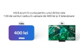 Castiga televizoare OLED Smart Samsung 4K sau vouchere de cumparaturi eMAG