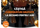 Castiga cumparaturi gratuite la Sezamo pentru 1 an