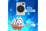 Castiga mașini de spalat rufe cu uscator Beko sau coșuri cu produse Dero Pro