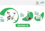 Castiga biciclete spinning Orion, aspiratoare fara sac Rowenta sau prize inteligente TP-Link