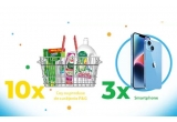 Castiga un telefon iPhone 15 sau coșuri cu produse Procter & Gamble