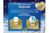 Castiga vouchere de cumparaturi Cellini sau telefoane iPhone 15