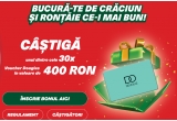 Castiga unul dintre cele 30 de vouchere Douglas de 400 lei