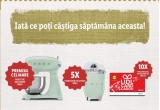 Castiga un robot de bucatarie Smeg, storcatoare de citrice Smeg sau un voucher Lidl de 300 Lei
