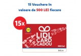 Caștiga vouchere Lidl de 500 lei