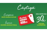 Castiga vouchere Auchan in valoare de 400 lei fiecare