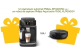 Castiga un espressor automat Philips sau la alegere un robot aspirator Philips Aqua