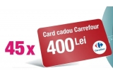 Castiga vouchere Carrefour in valoare de 400 lei fiecare