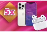 Castiga telefoane iPhone 15 Pro, caști Apple AirPods Pro 2 sau ceasuri Apple Watch Series 9