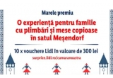 Castiga o vacanța cu familia la Meșendorf sau vouchere Lidl de 300 lei