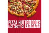 Castiga o pizza pe loc sau marele premiu de 30.000 euro