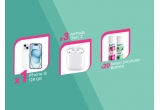 Castiga un iPhone 15, casti AirPods 2 sau seturi cu produse Batiste