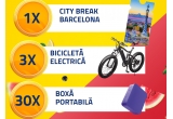Castiga o vacanța de poveste la Barcelona, biciclete electrice Carpat sau boxe portabile JBL