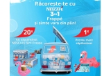 Castiga un Kit de vara NESCAFE 3in1 Frappe sau voucher pentru piscina de 400 lei