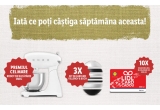 Castiga un robot de bucatarie Smeg, seturi de farfurii sau un voucher Lidl de 300 Lei