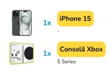 Castiga un telefon iPhone 15, o consola Microsoft Xbox S sau alte premii pentru scoala