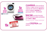 Castiga un uscator de rufe Electrolux, statii de calcat cu abur Philips sau vouchere Auchan 