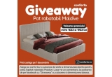 Castiga un pat tapitat rabatabil Maldive