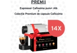 Castiga zilnic un espressor Tchibo Cafissimo Pure Plus impreuna cu un pachet de 60 capsule Tchibo