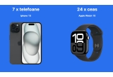 Castiga un telefon iPhone 15 sau un ceas inteligent Apple Watch 10