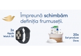 Castiga un ceas inteligent Apple Watch SE sau pachete cu produse Dove