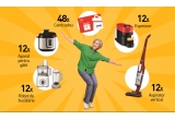 Castiga aspiratoare Rowenta, roboti de bucatarie Bosch, Multicookere Tefal sau vouchere eMAG de 300 lei