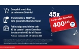 Castiga vouchere Carrefour in valoare de 400 lei fiecare