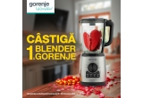 Castiga un blender Gorenje, perfect pentru smoothie-uri, sosuri și rețete delicioase