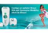 Castiga 2 epilatoare Braun Silk-epil Xpressive Wet&Dry