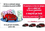 Castiga 1.000 de lei sau o Dacia Sandero