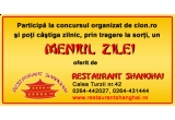 Castiga zilnic un bon de consumatie la Restaurantul Shanghai