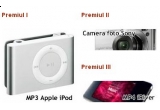 Castiga un MP3 Palyer Apple, O camera foto Sony, un MP4 iRiver 